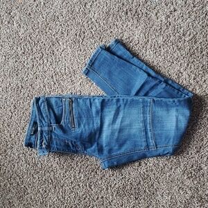 BLACK LABEL Womens MidRise Dark Wash Skinny Jeans